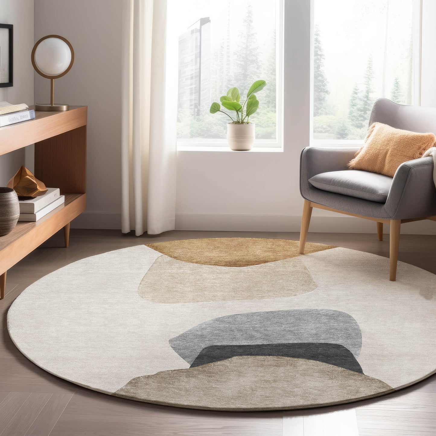 Machine Made Odyssey OY17 Taupe - Dalyn Rugs