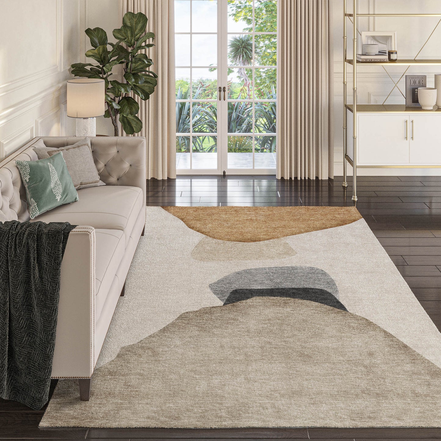 Machine Made Odyssey OY17 Taupe - Dalyn Rugs