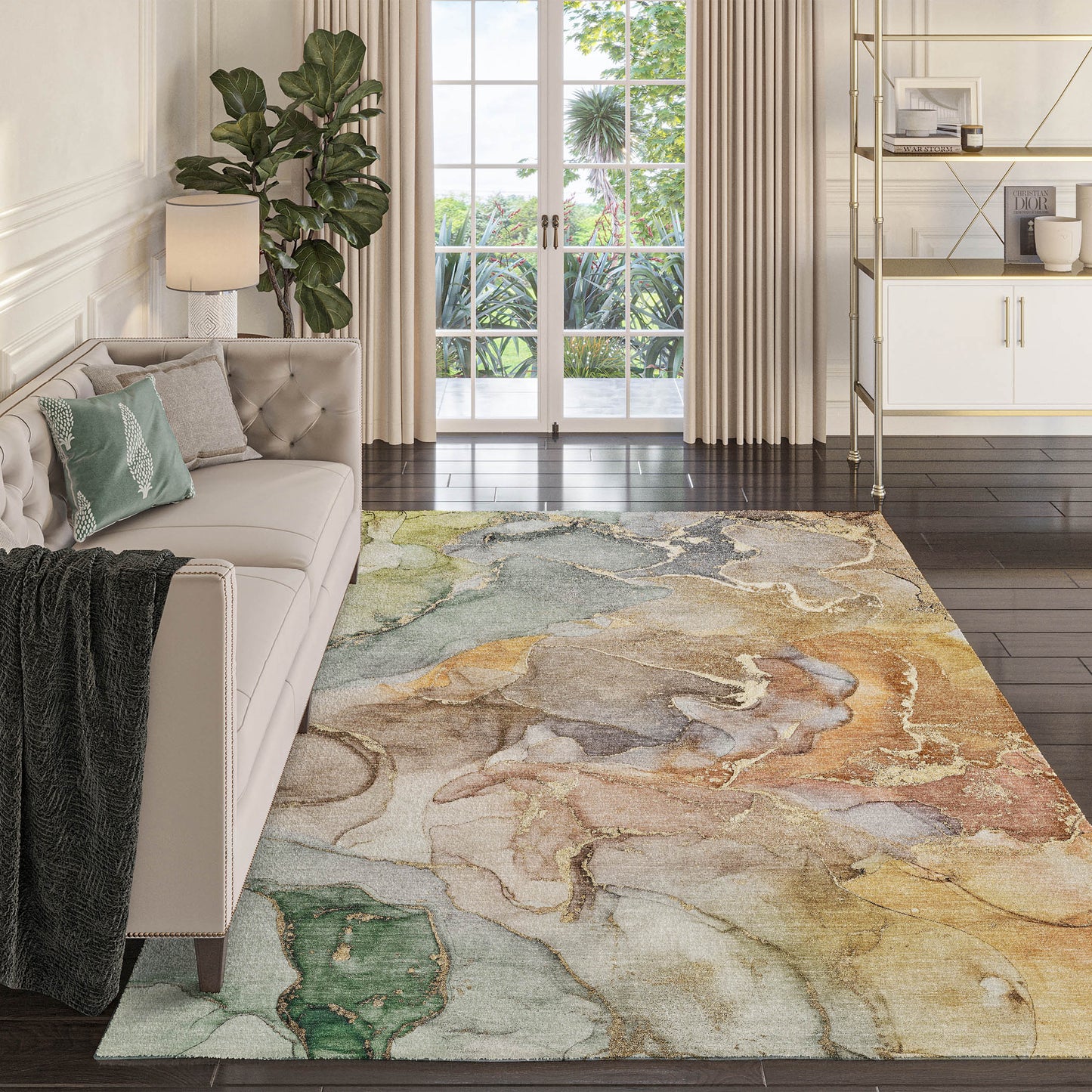 Machine Made Odyssey OY1 Taupe - Dalyn Rugs