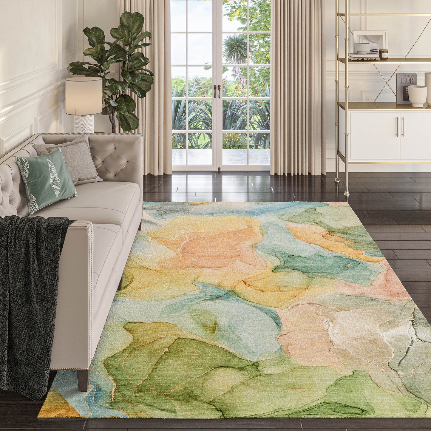 Machine Made Odyssey OY4 Beige - Dalyn Rugs