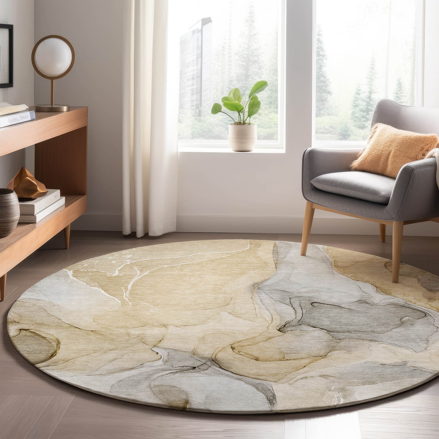 Machine Made Odyssey OY4 Taupe - Dalyn Rugs