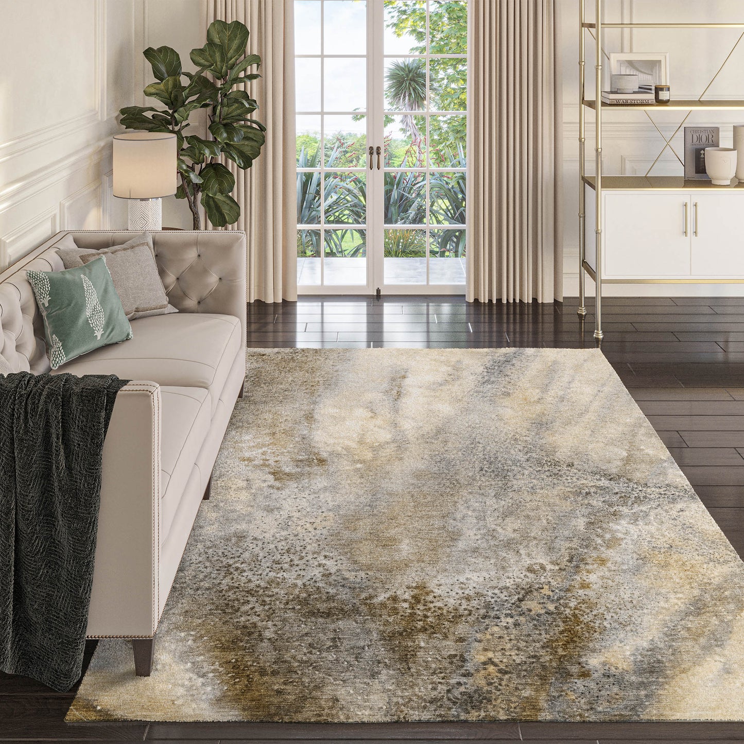 Machine Made Odyssey OY5 Taupe - Dalyn Rugs