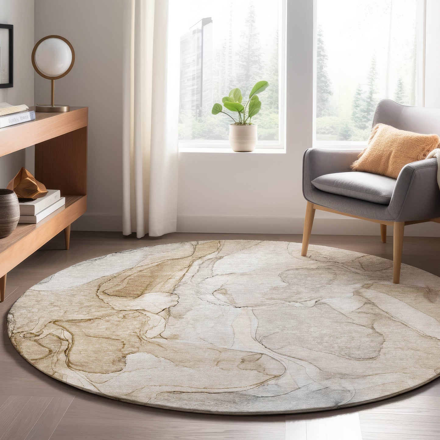 Machine Made Odyssey OY8 Brown - Dalyn Rugs