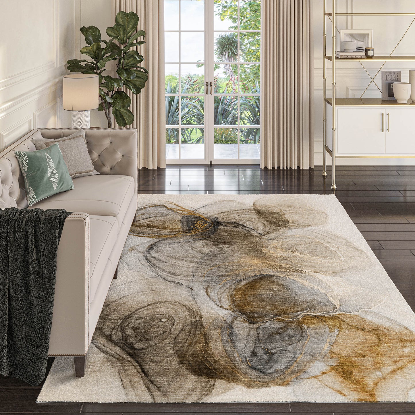 Machine Made Odyssey OY9 Beige - Dalyn Rugs