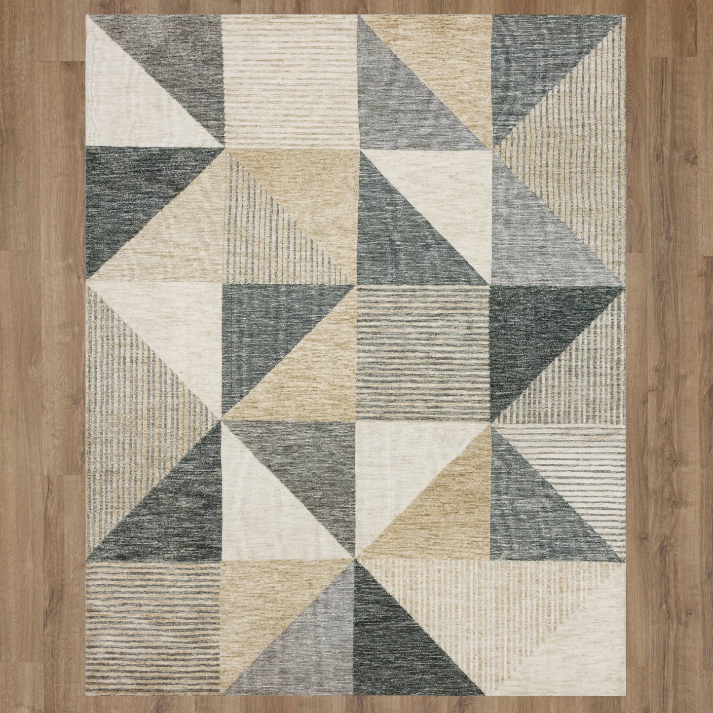 Karastan Rugs Oblique Tan Area Rug