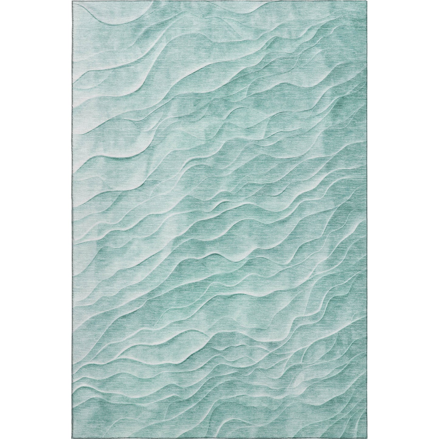Machine Made Pacifica PA1 Aqua - Dalyn Rugs