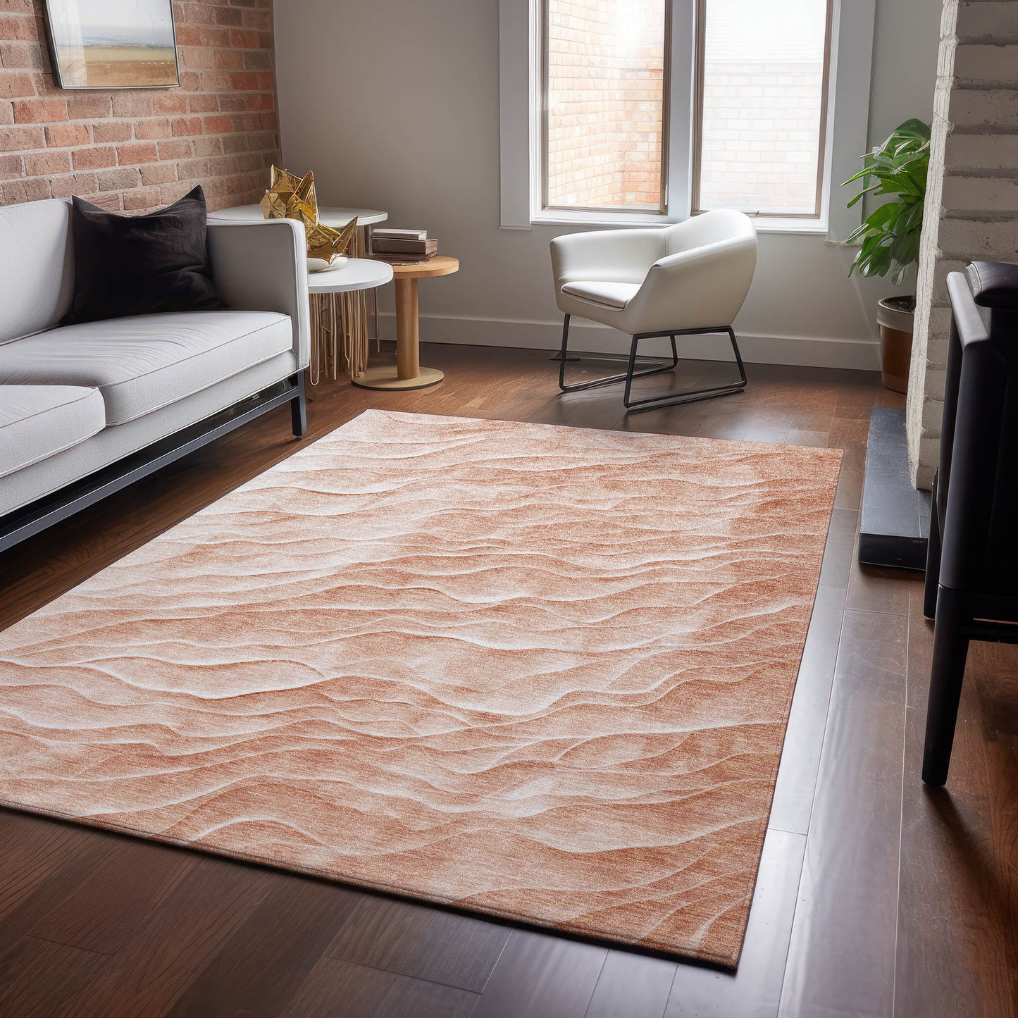Machine Made Pacifica PA1 Coral - Dalyn Rugs