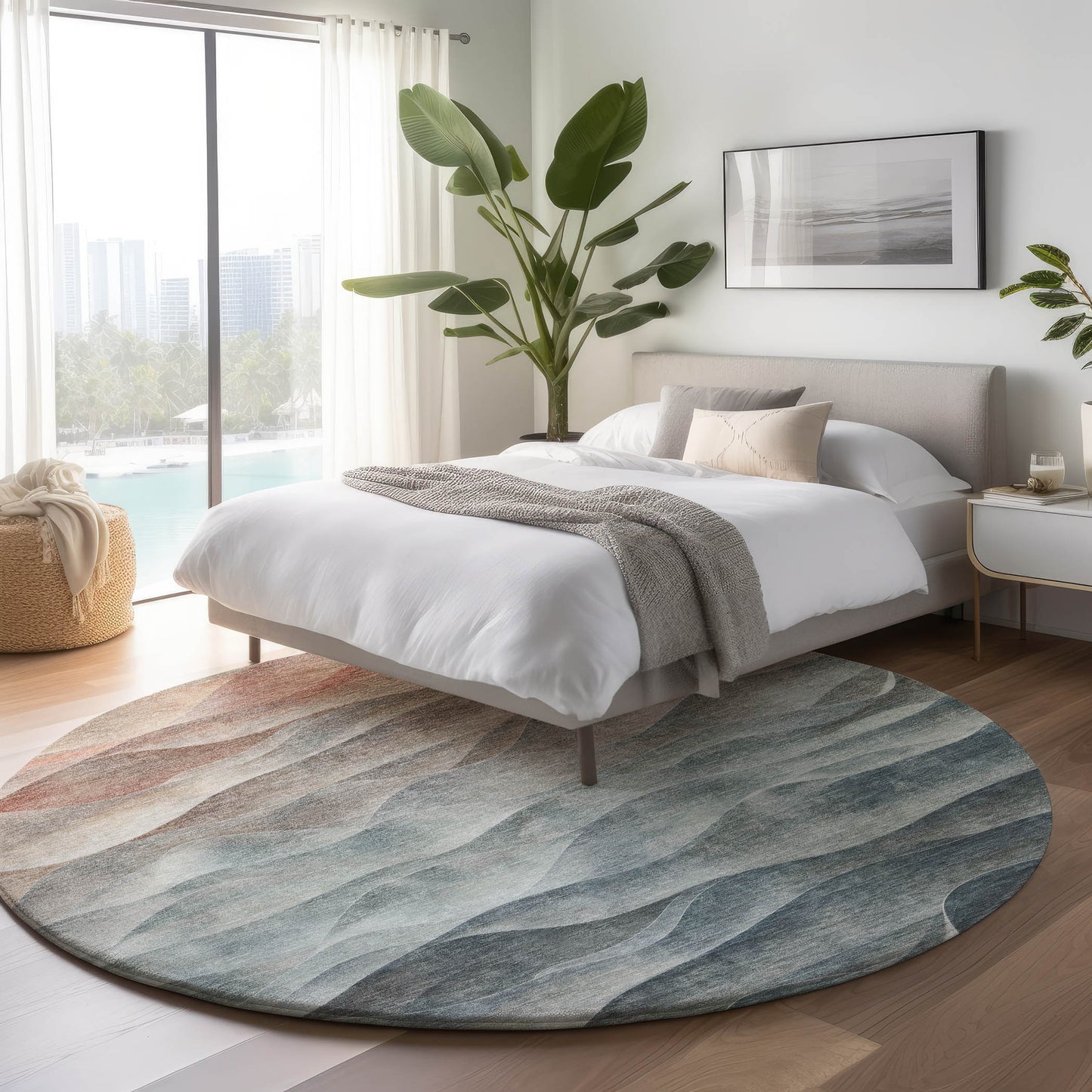 Machine Made Pacifica PA2 Teal - Dalyn Rugs