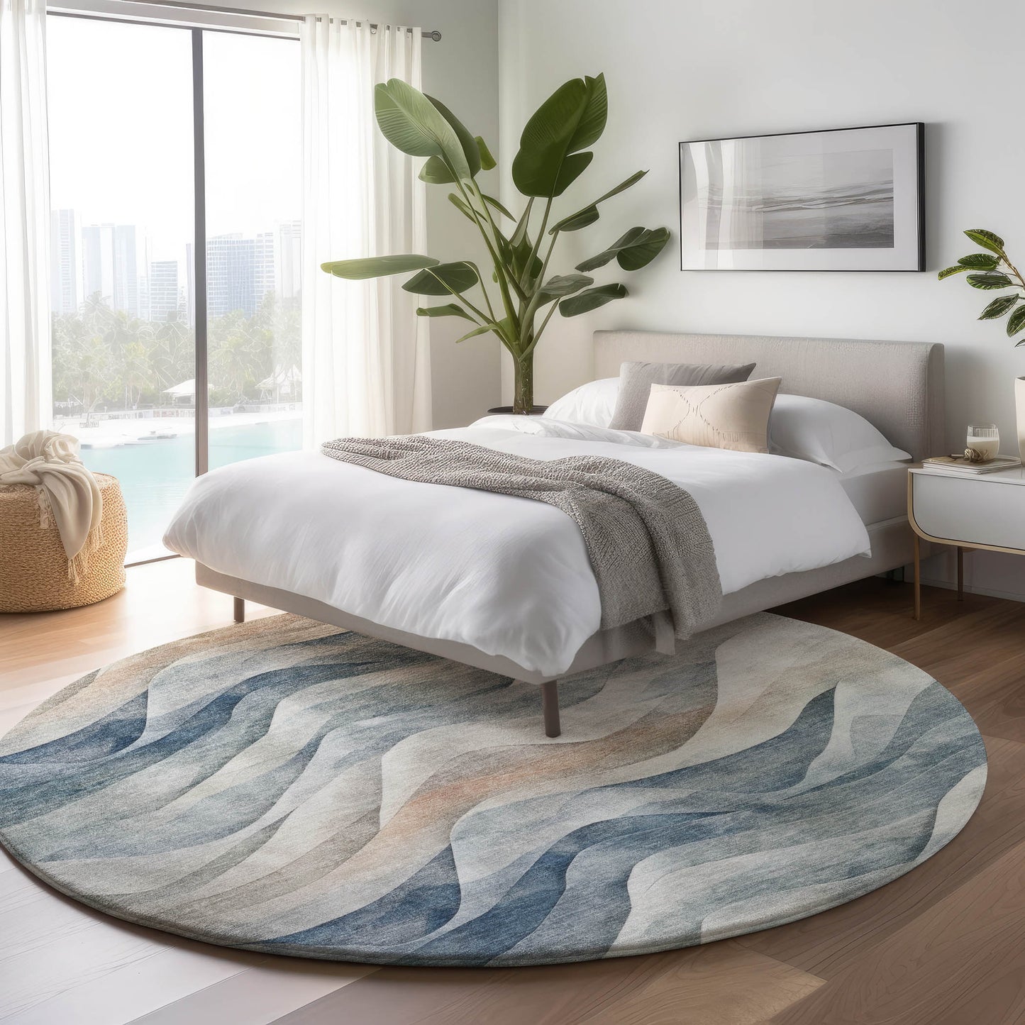 Machine Made Pacifica PA3 Blue - Dalyn Rugs