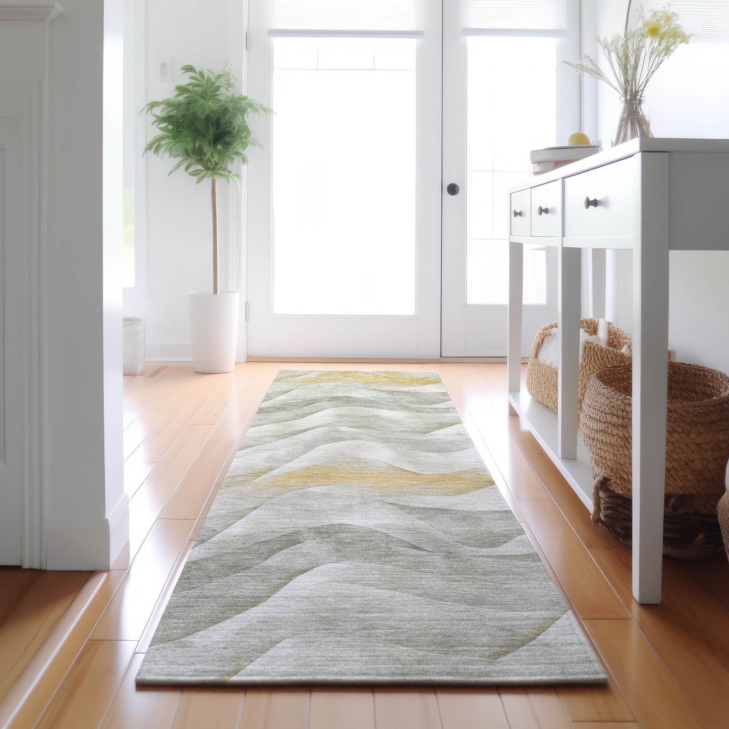 Machine Made Pacifica PA3 Silver - Dalyn Rugs