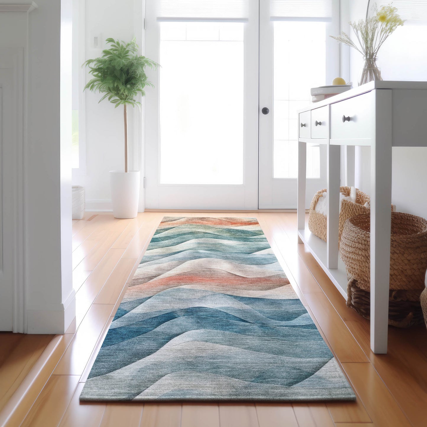 Machine Made Pacifica PA3 Teal - Dalyn Rugs