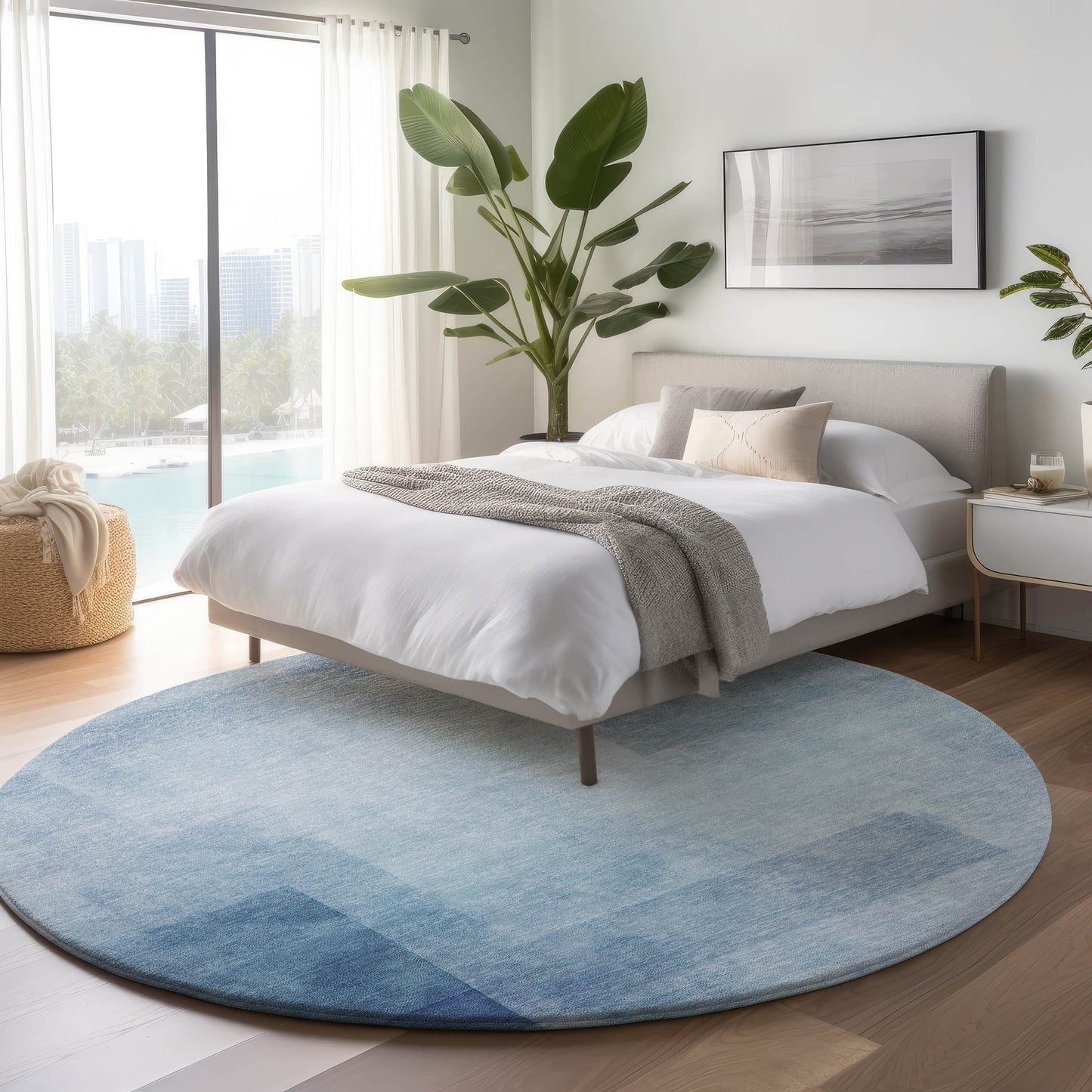 Machine Made Pacifica PA5 Blue - Dalyn Rugs