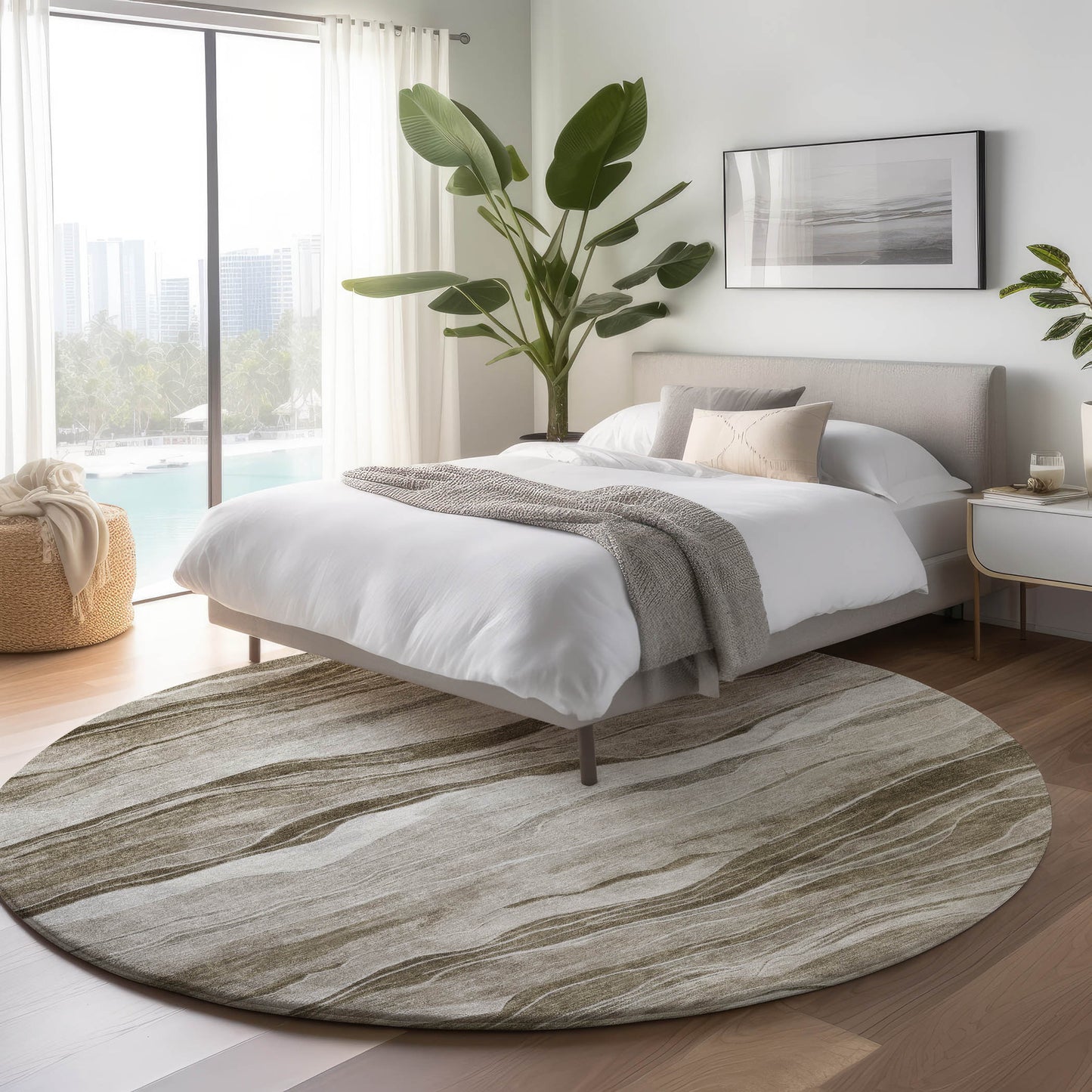 Machine Made Pacifica PA6 Brown - Dalyn Rugs