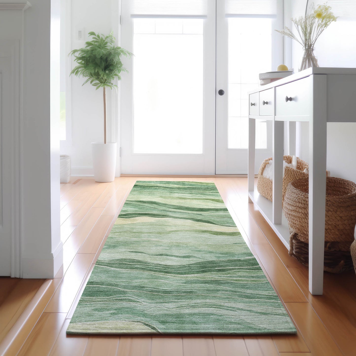 Machine Made Pacifica PA6 Green - Dalyn Rugs