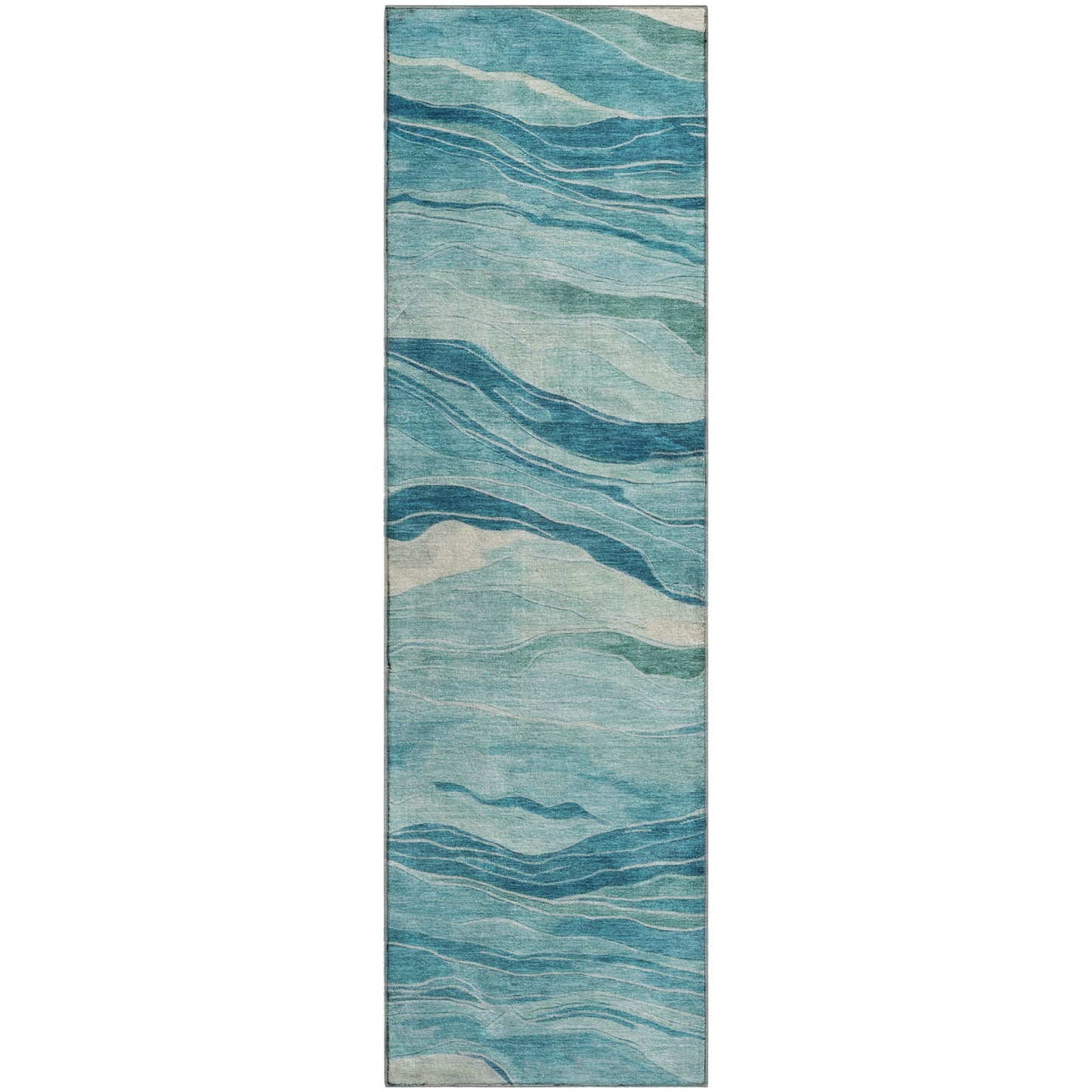 Machine Made Pacifica PA6 Turquoise - Dalyn Rugs