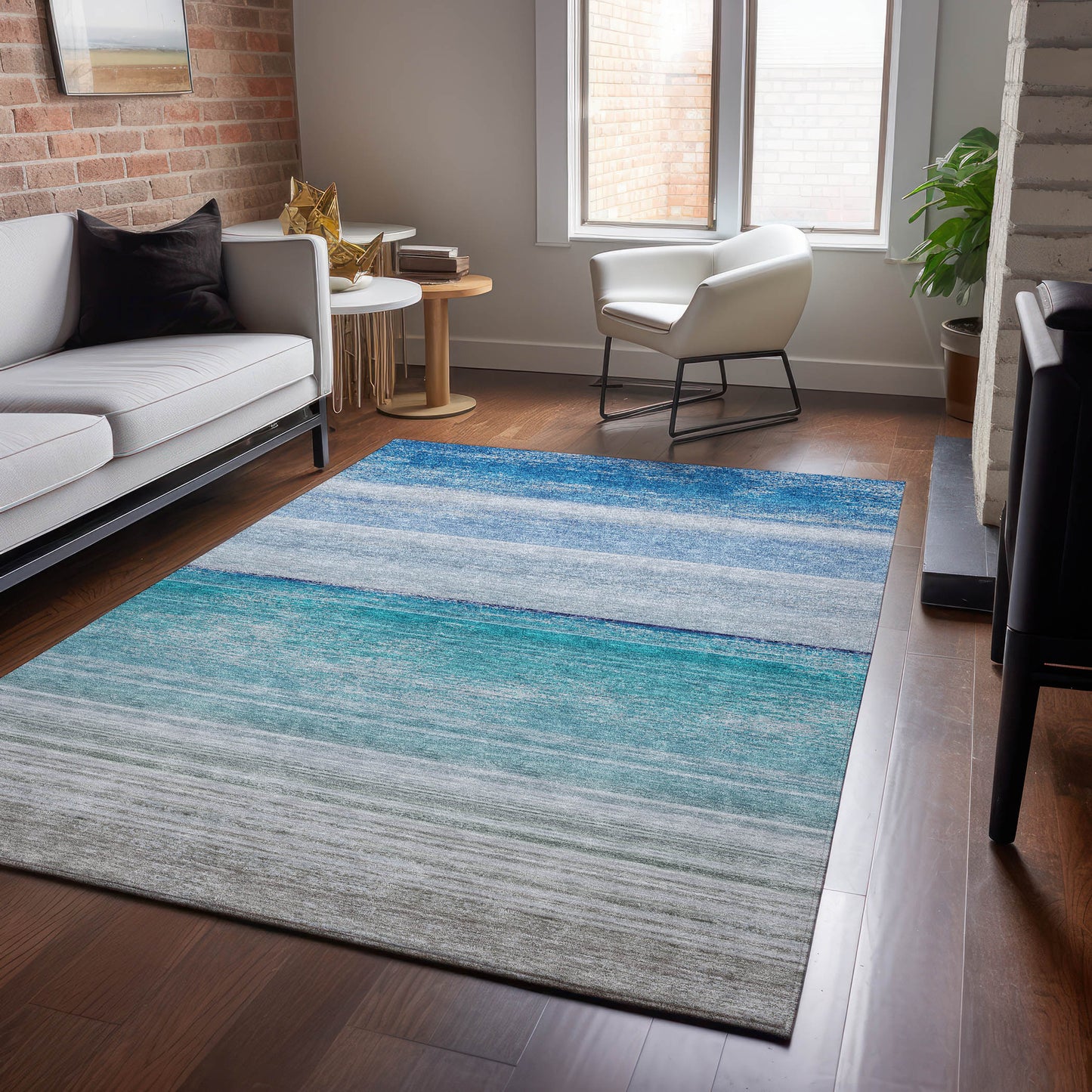 Machine Made Pacifica PA7 Sky - Dalyn Rugs