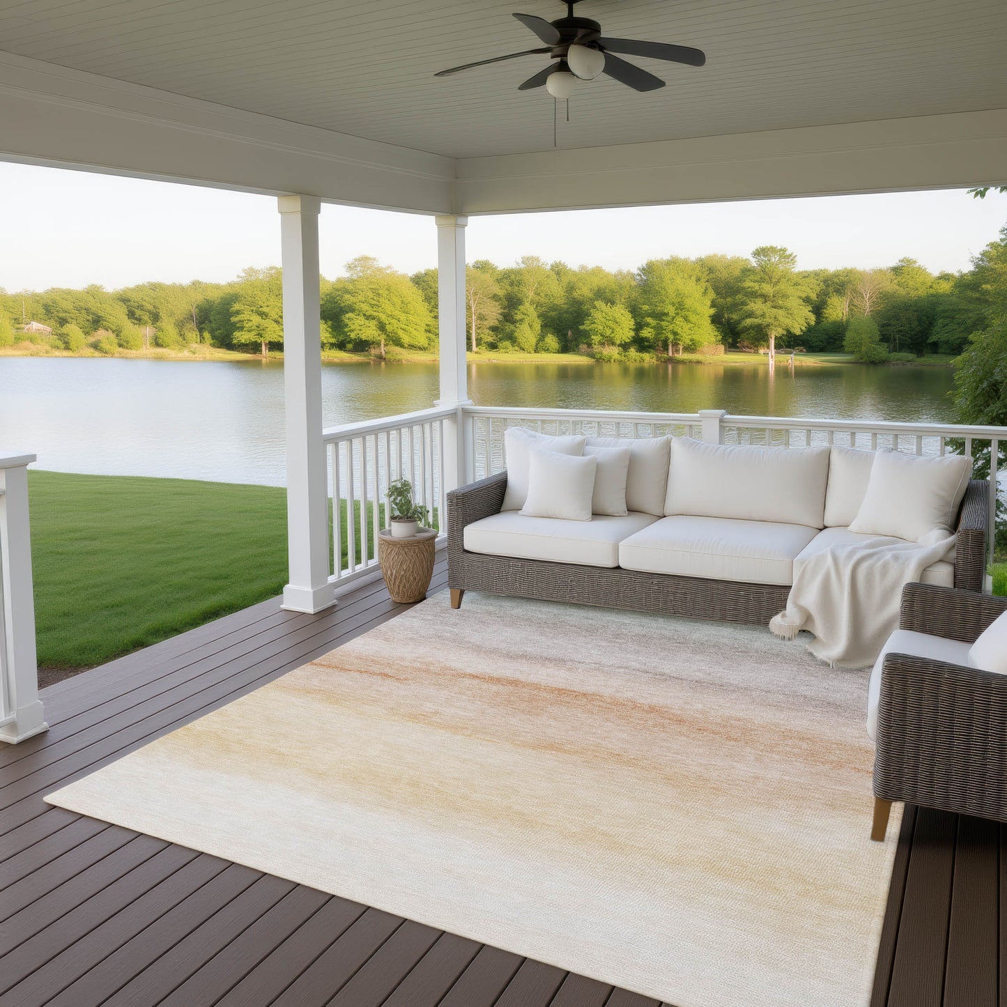 Machine Made Pacifica PA8 Coral - Dalyn Rugs