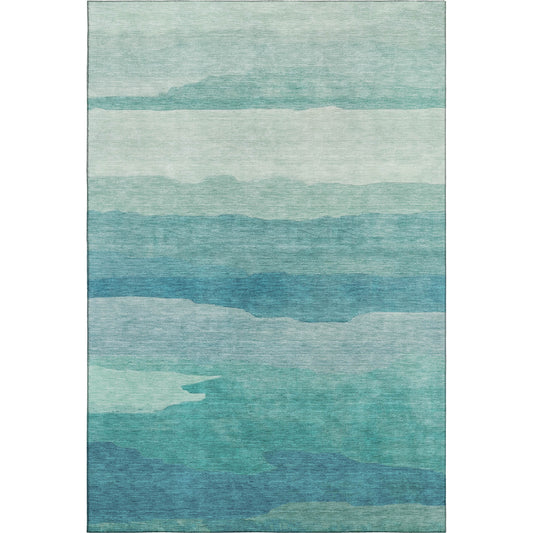 Machine Made Pacifica PA9 Turquoise - Dalyn Rugs