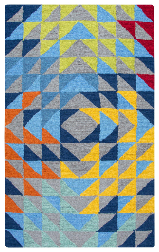 Play Day  PD588A Gray Hand-Tufted Rug - Rizzy