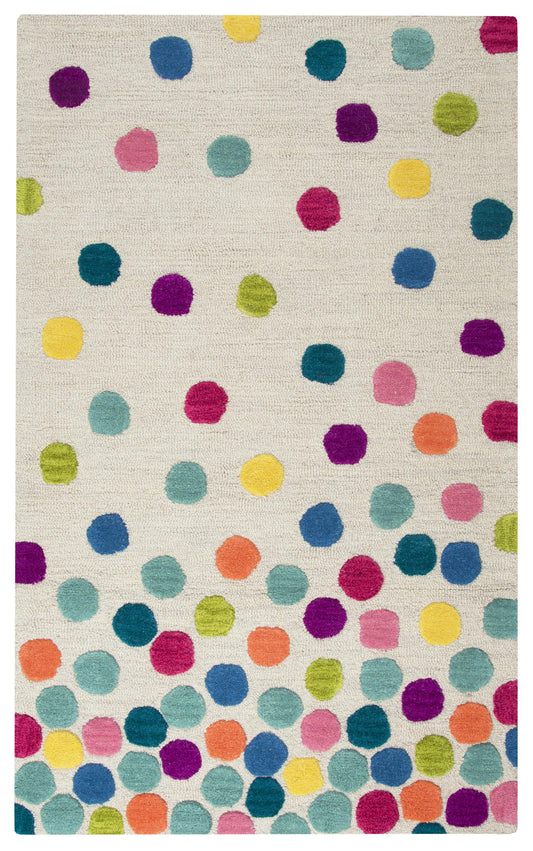 Play Day  PD598A Ivory  Hand-Tufted Rug - Rizzy