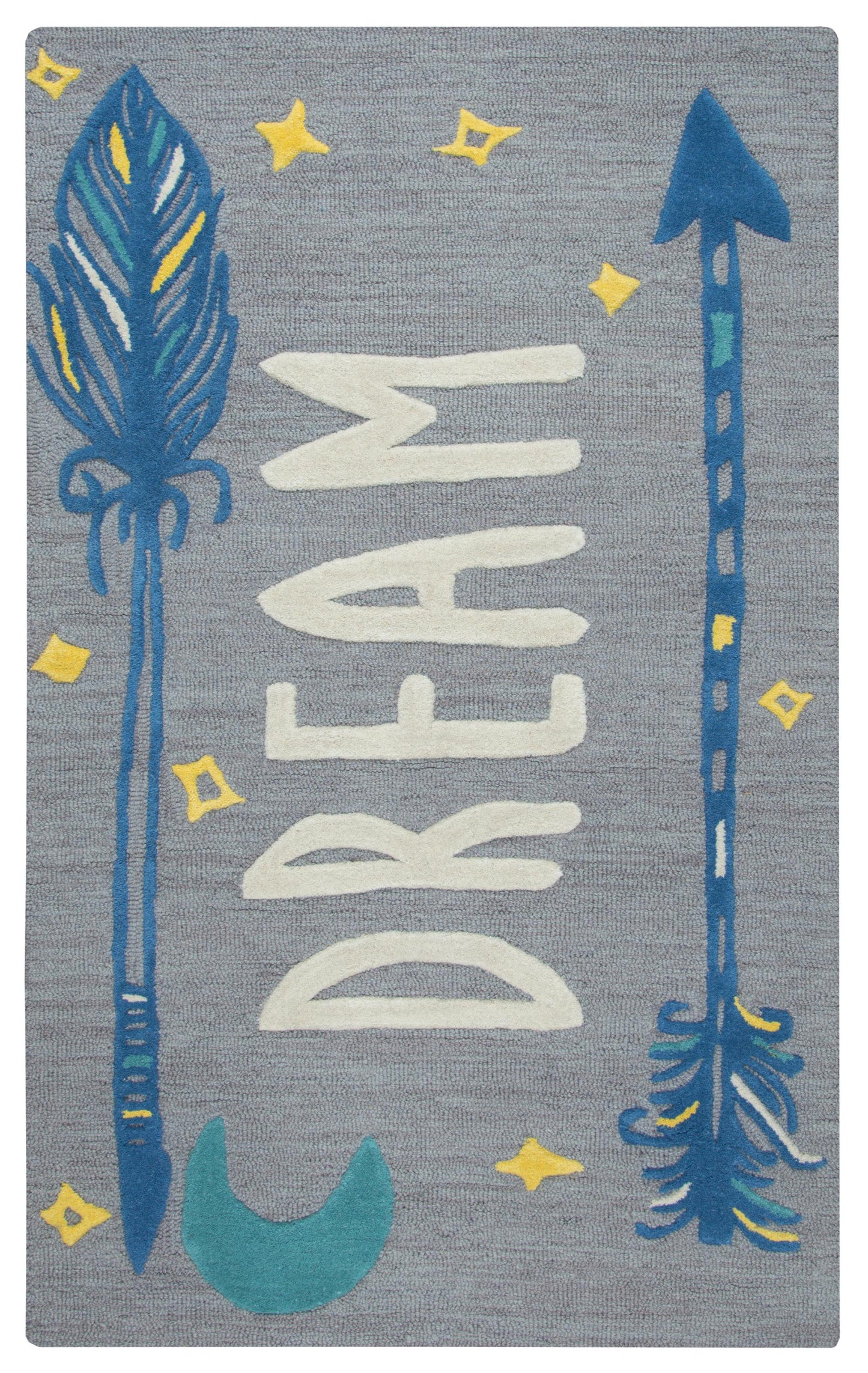 Play Day  PD599A Gray Hand-Tufted Rug - Rizzy