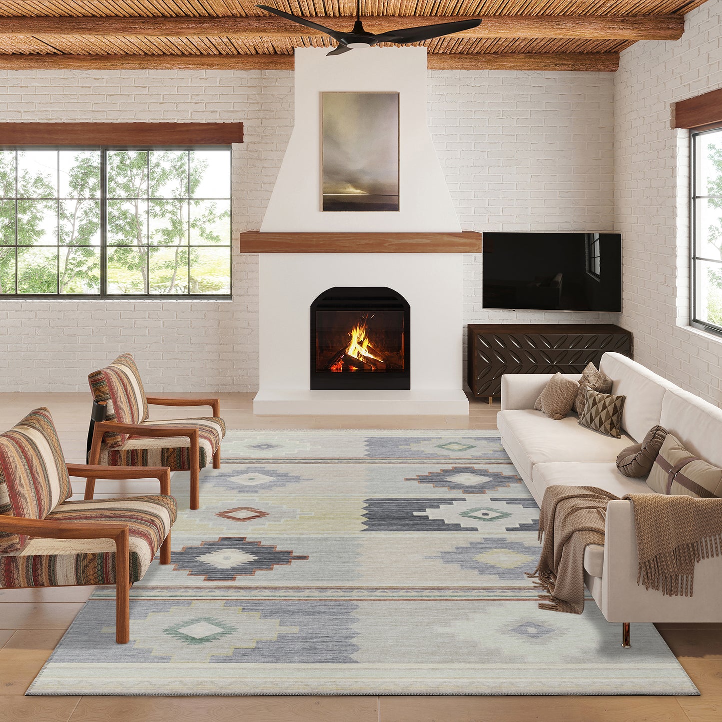 Machine Made Phoenix PH1 Ivory - Dalyn Rugs