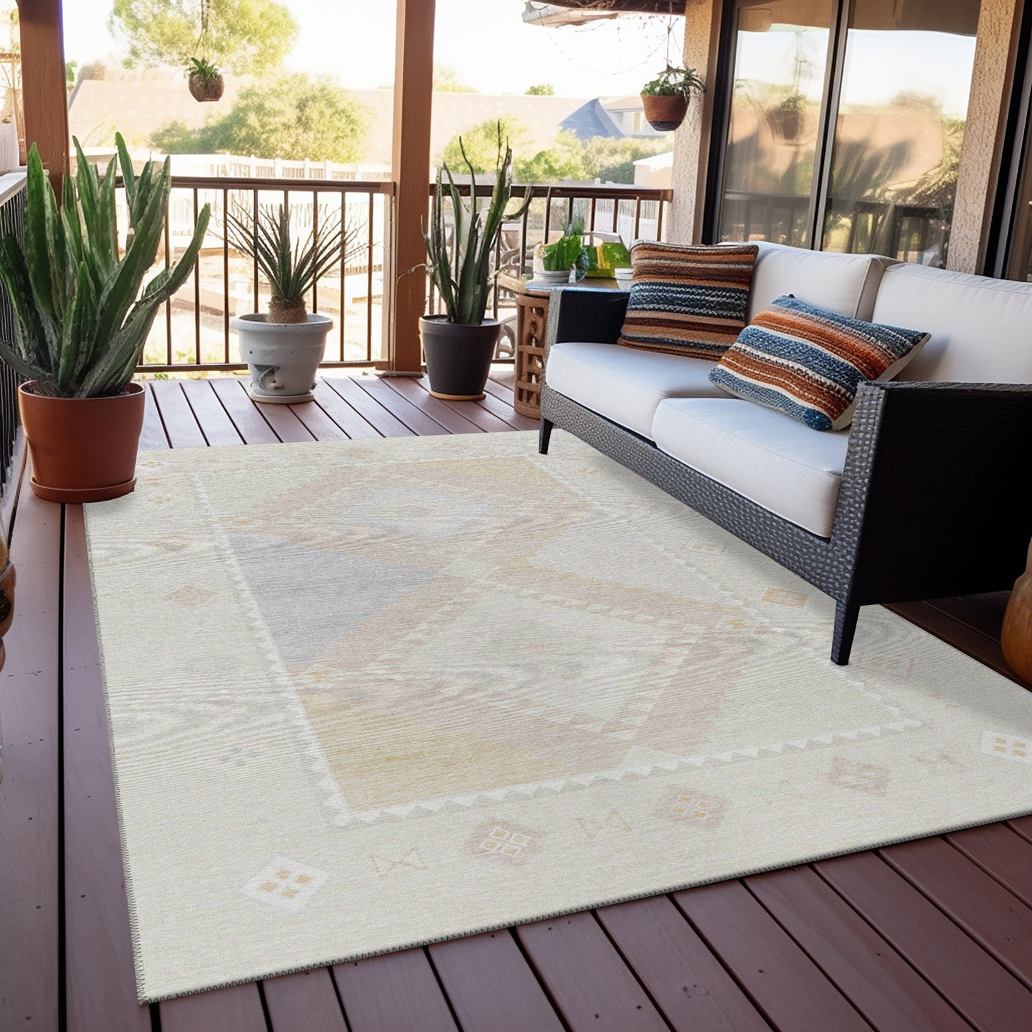 Machine Made Phoenix PH2 Ivory - Dalyn Rugs
