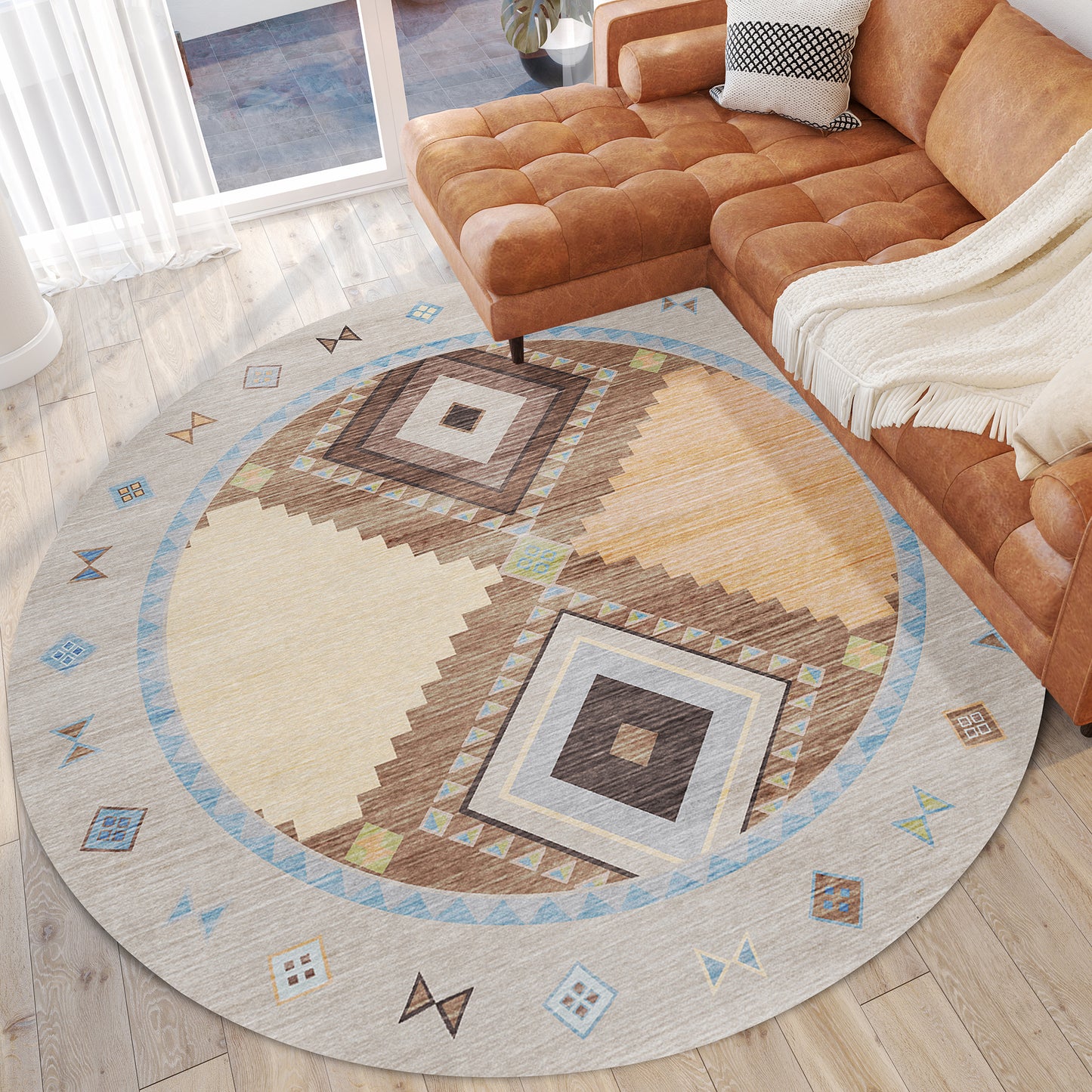 Machine Made Phoenix PH2 Taupe - Dalyn Rugs