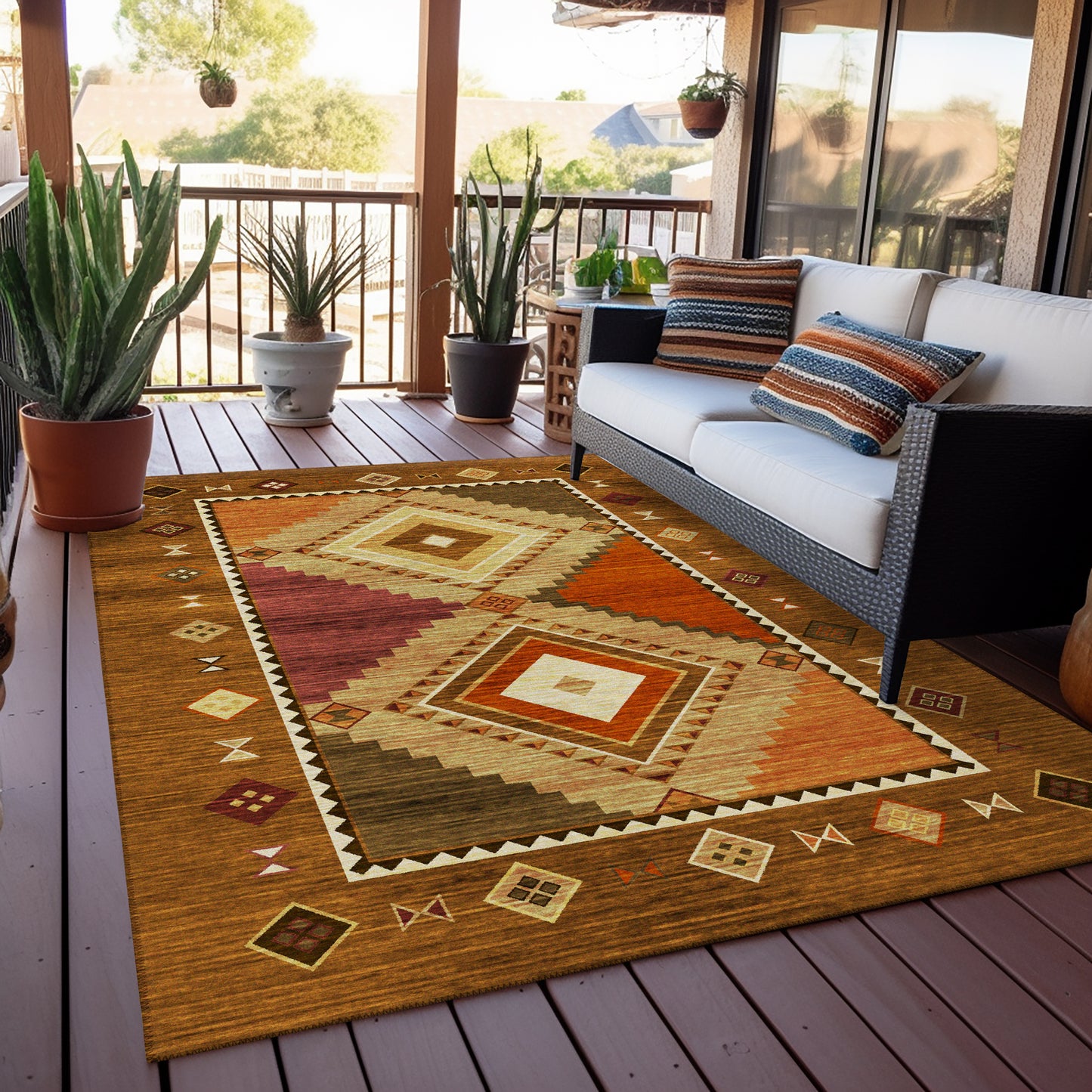 Machine Made Phoenix PH2 Walnut - Dalyn Rugs
