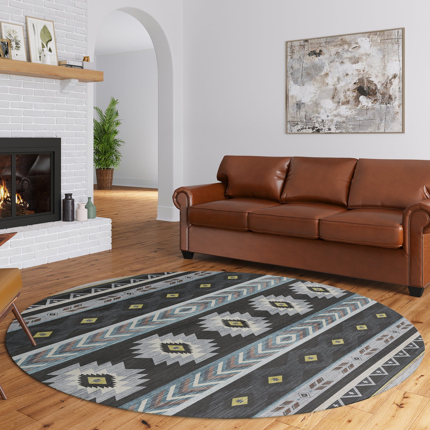Machine Made Phoenix PH3 Black - Dalyn Rugs