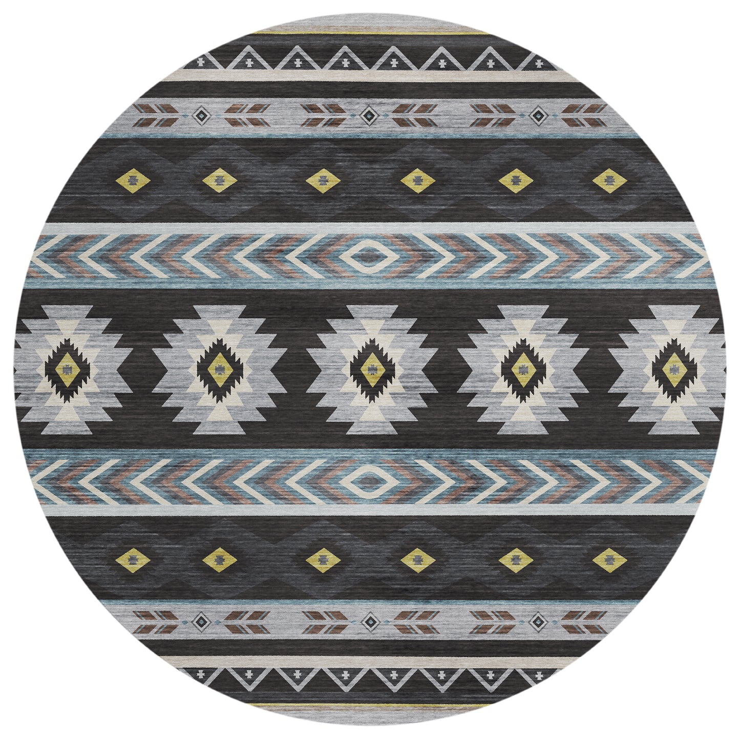 Machine Made Phoenix PH3 Black - Dalyn Rugs