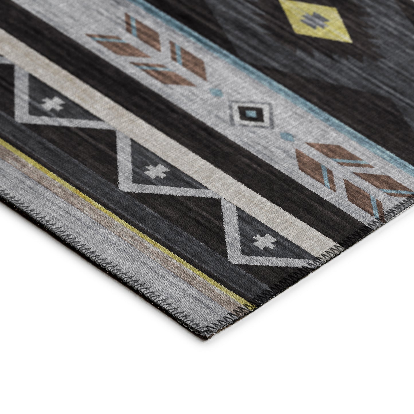 Machine Made Phoenix PH3 Black - Dalyn Rugs