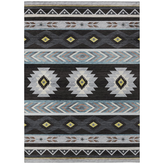 Machine Made Phoenix PH3 Black - Dalyn Rugs