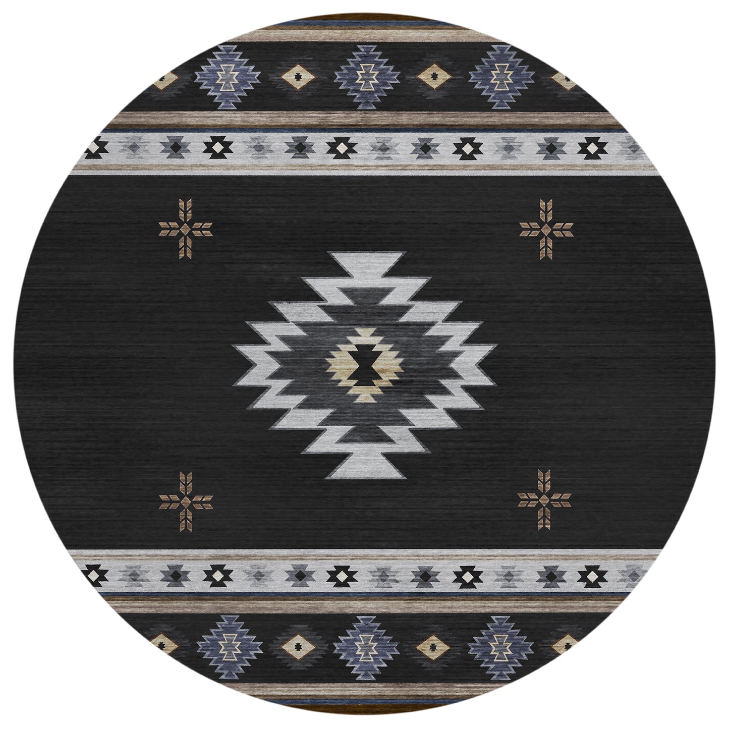 Machine Made Phoenix PH4 Black - Dalyn Rugs