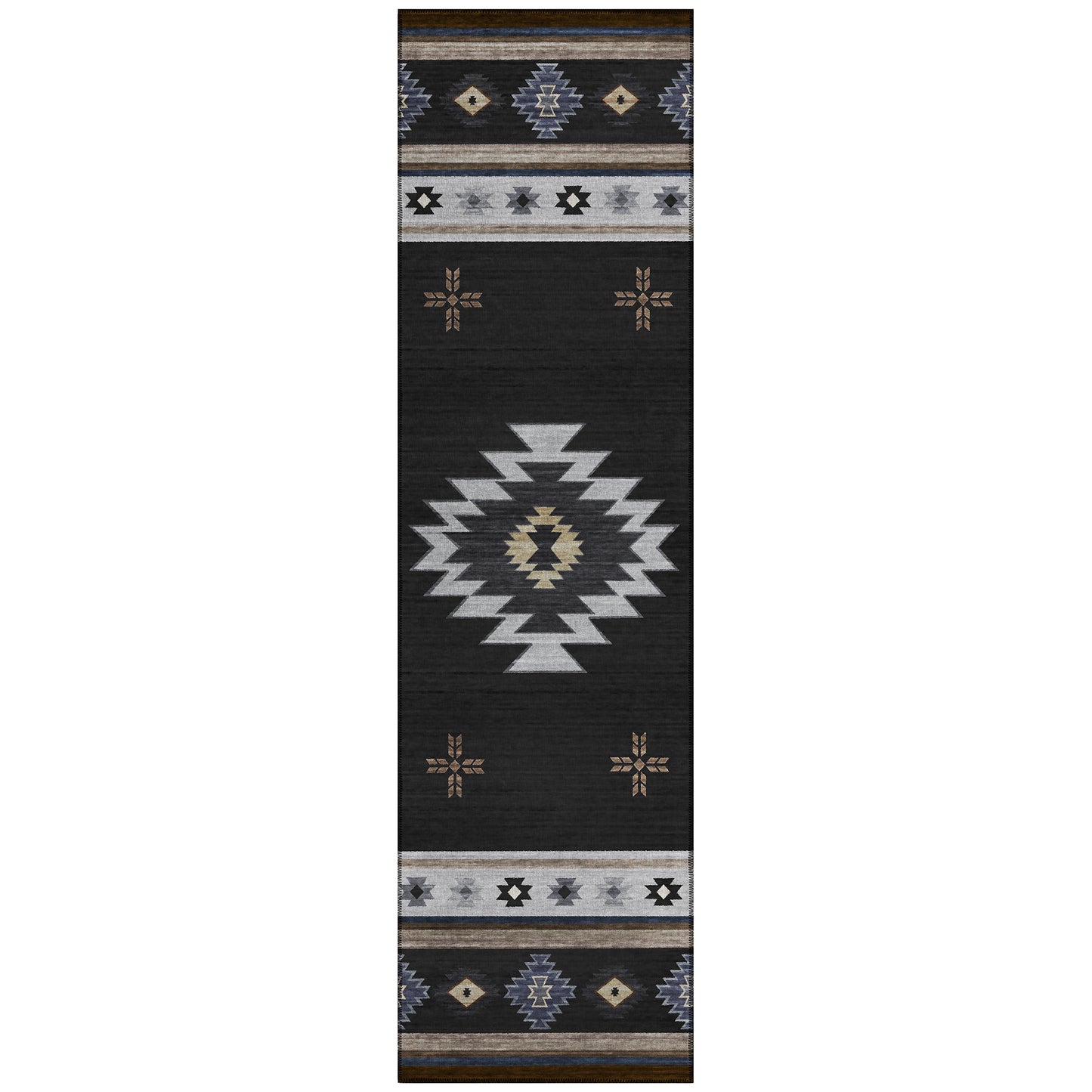Machine Made Phoenix PH4 Black - Dalyn Rugs