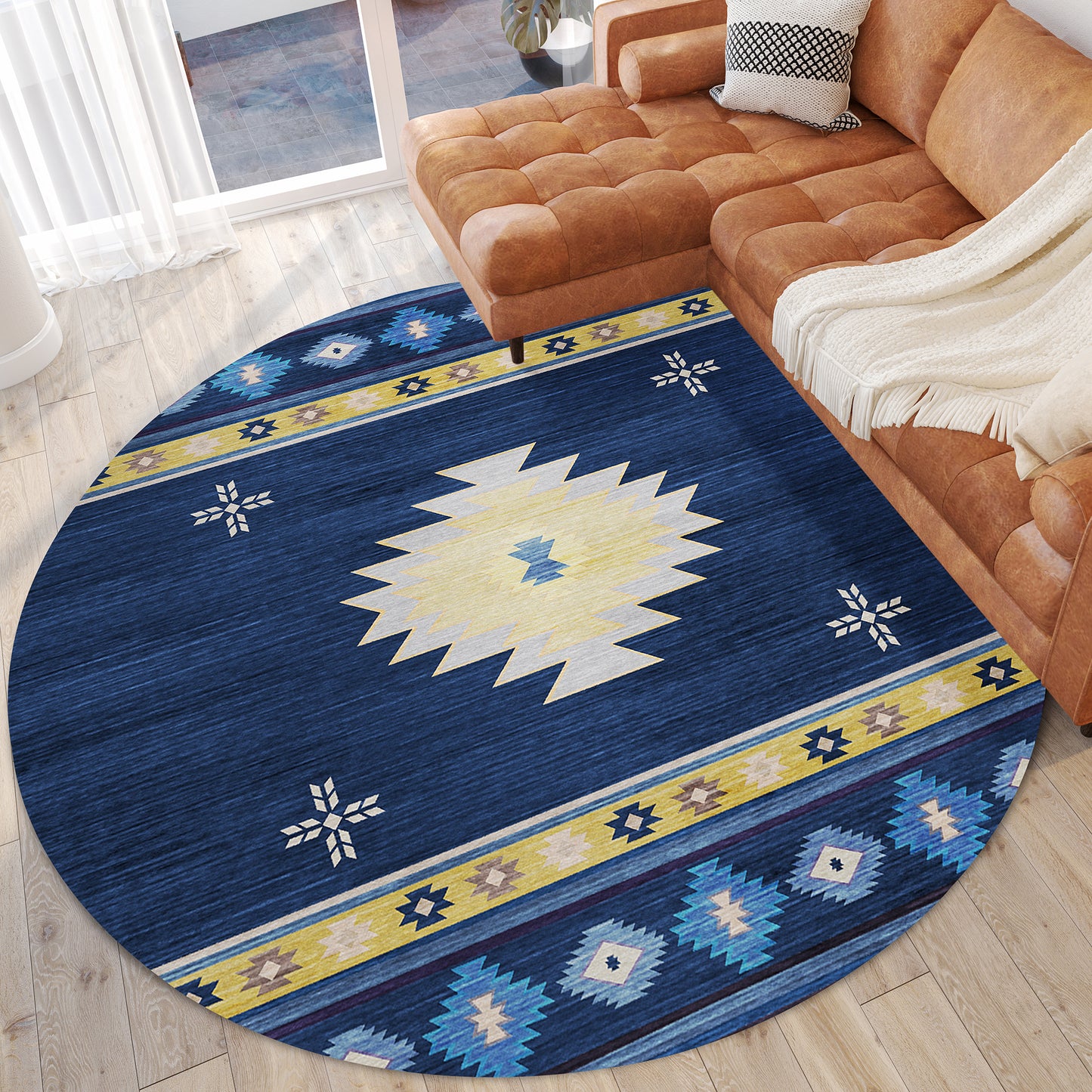 Machine Made Phoenix PH4 Navy - Dalyn Rugs