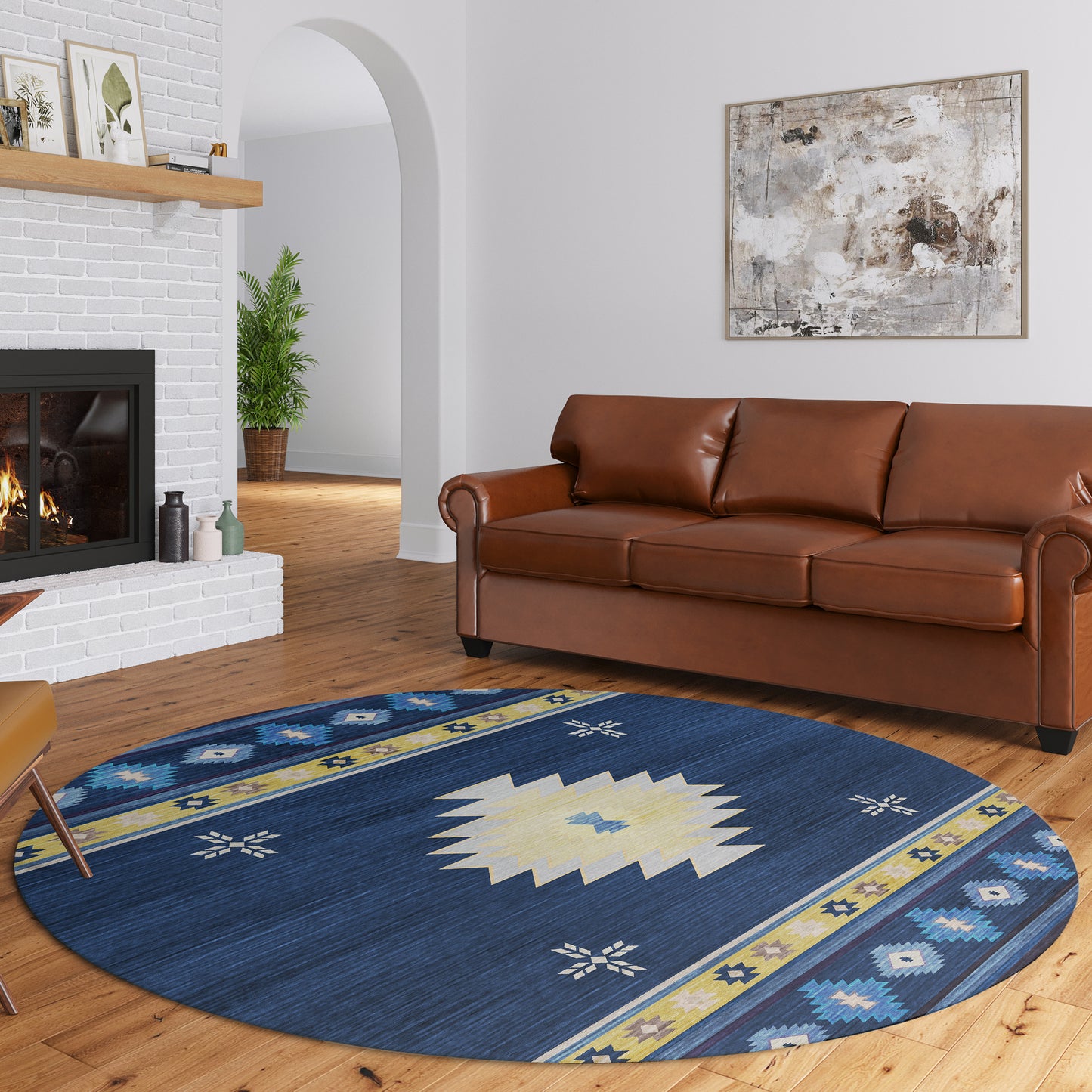 Machine Made Phoenix PH4 Navy - Dalyn Rugs