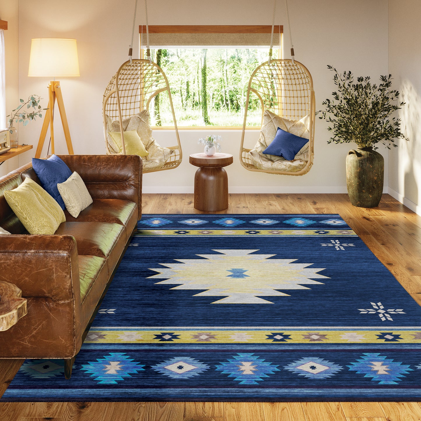 Machine Made Phoenix PH4 Navy - Dalyn Rugs