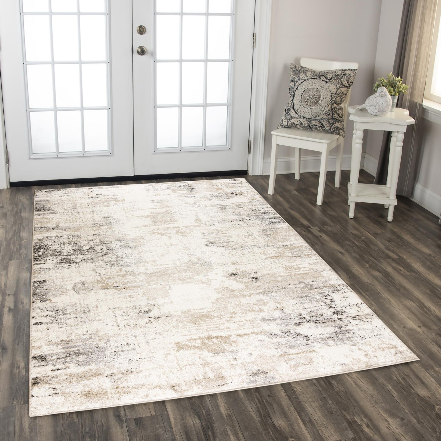 Palace PLC854 Beige Machine-Made Rug - Rizzy