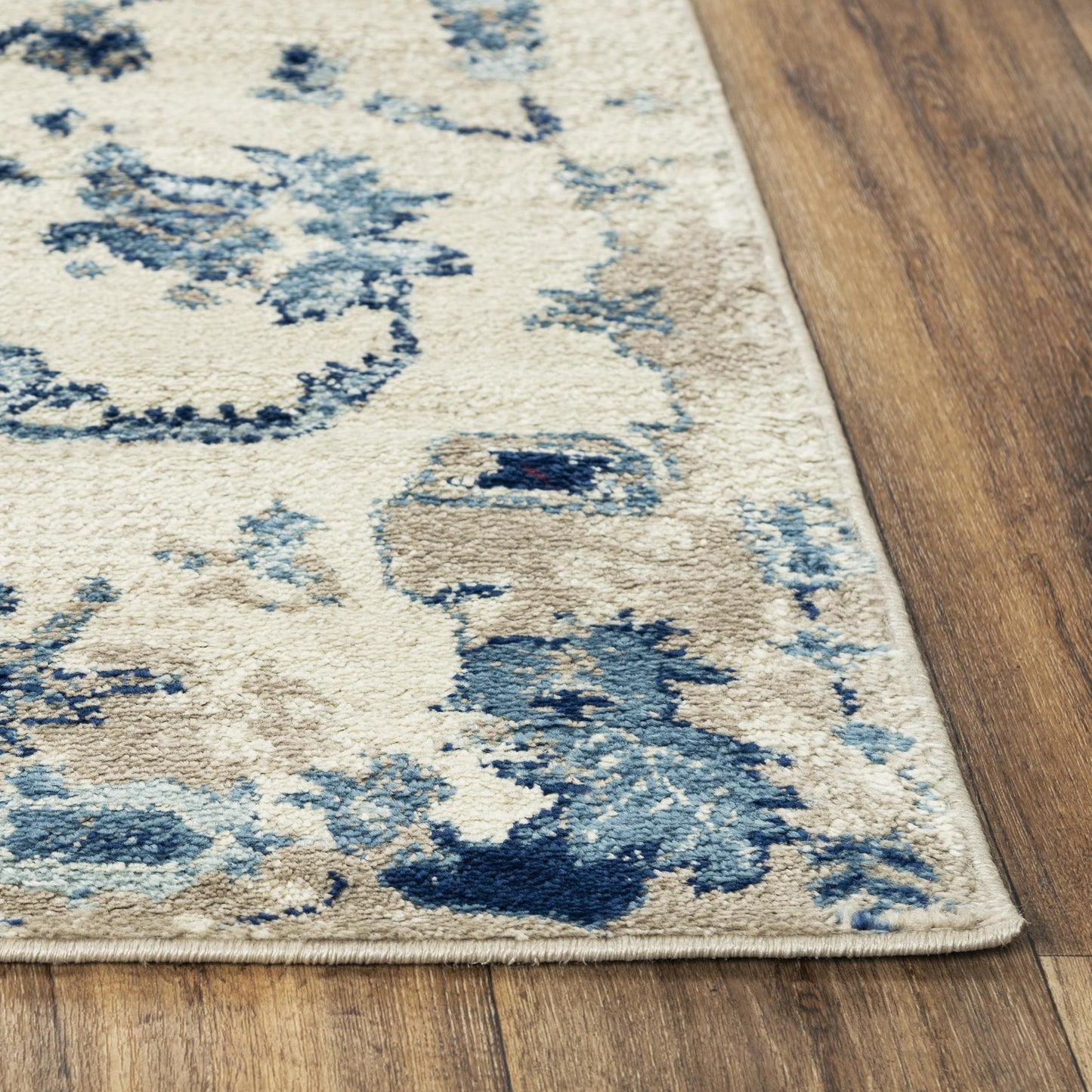 Palace PLC857 Lt. Blue Machine-Made Rug - Rizzy