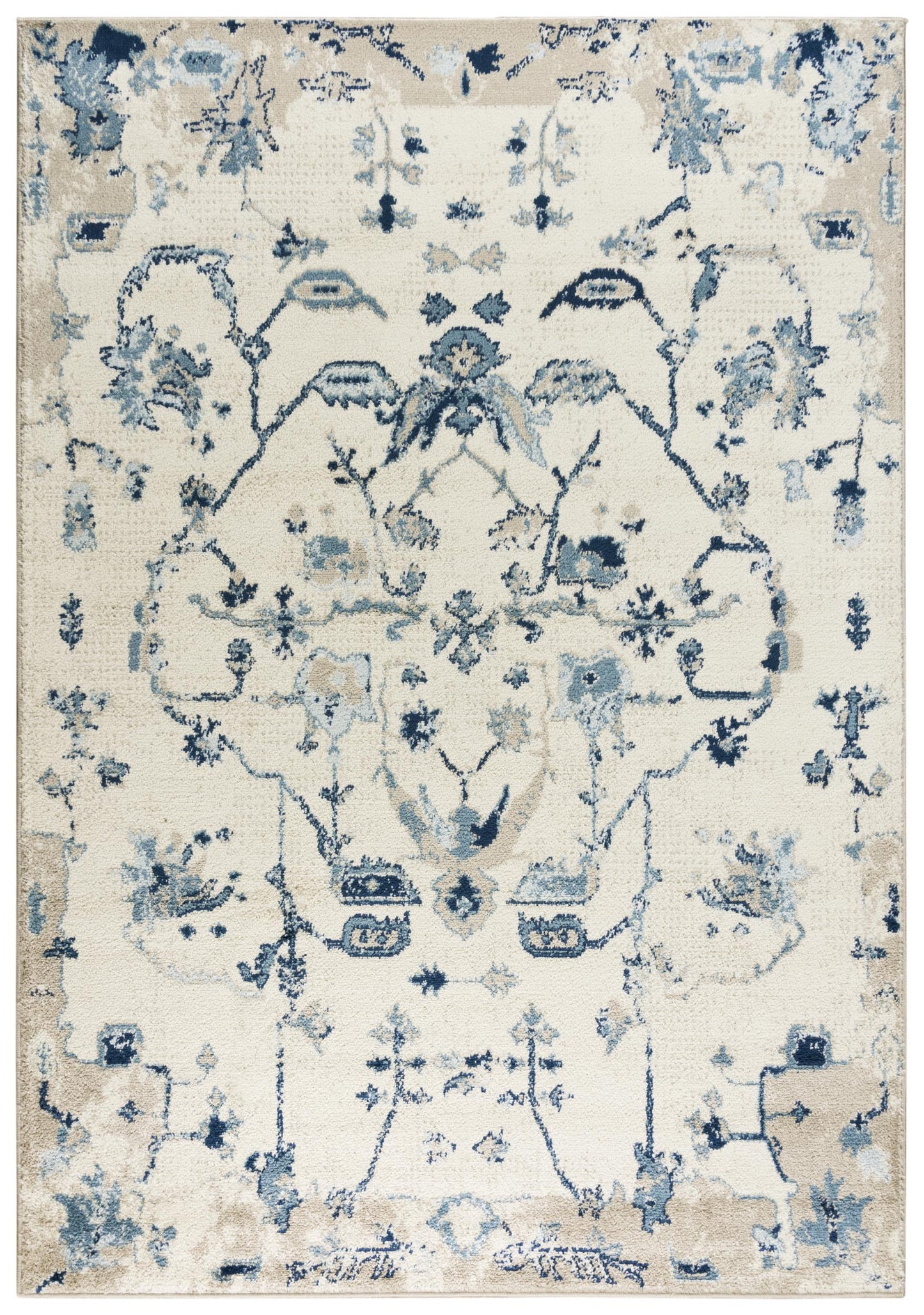 Palace PLC857 Light Gray Machine-Made Rug - Rizzy