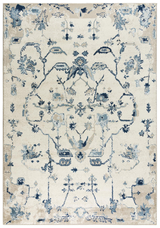 Palace PLC857 Light Gray Machine-Made Rug - Rizzy