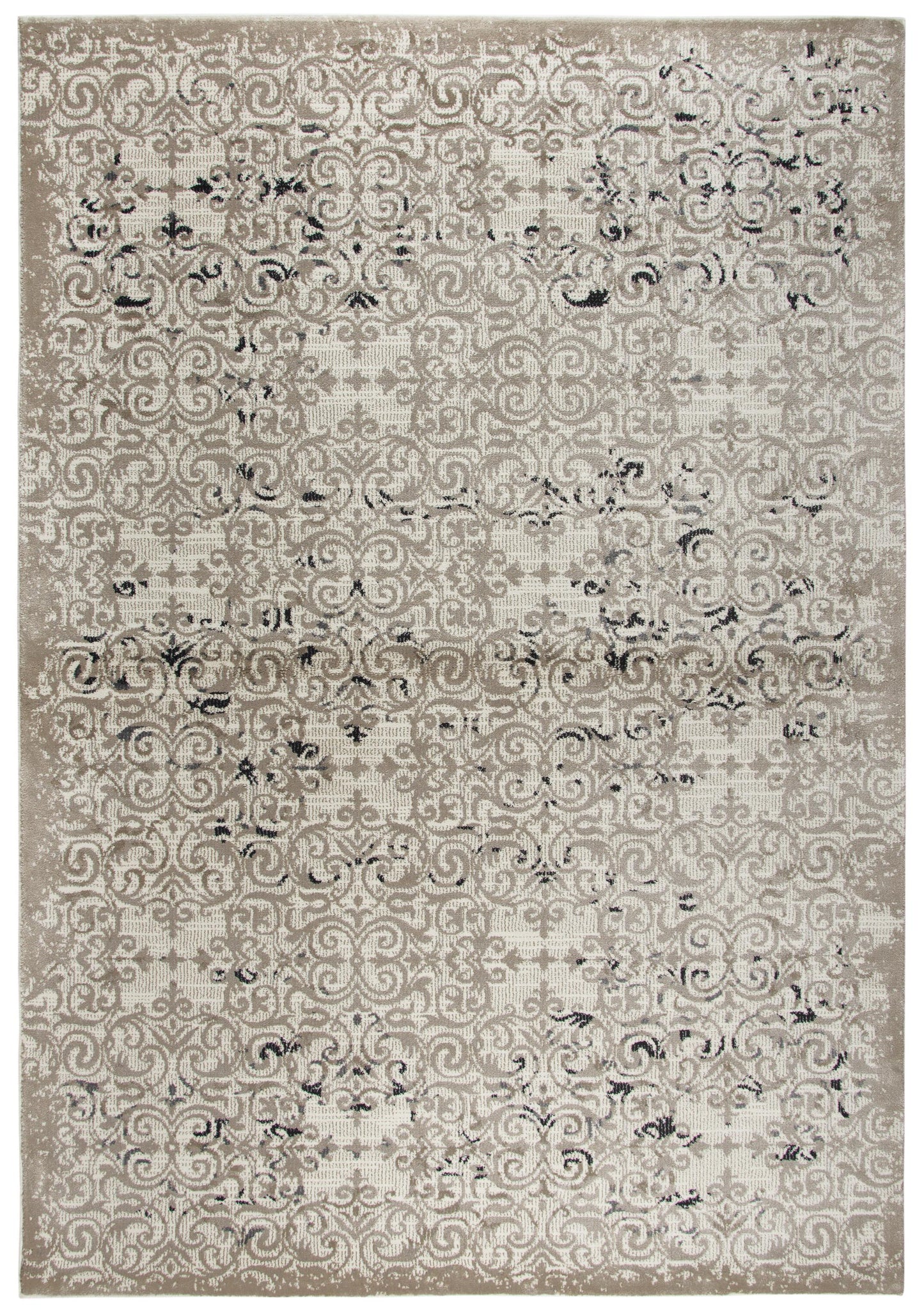 Panache PN6970 Beige/Taupe Machine-Made Rug - Rizzy