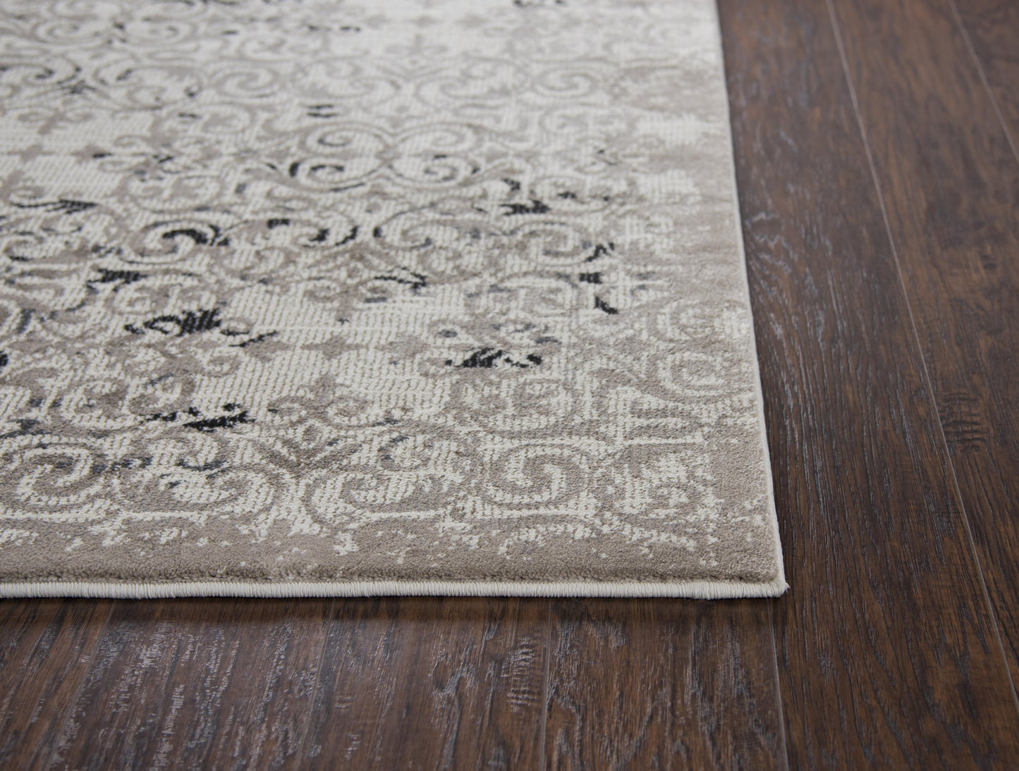 Panache PN6970 Beige/Taupe Machine-Made Rug - Rizzy