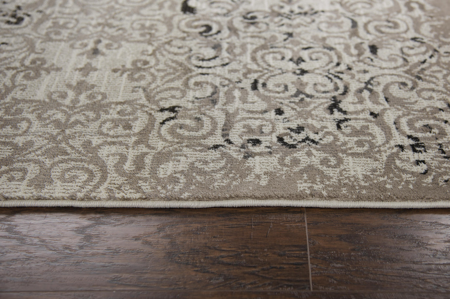 Panache PN6970 Beige/Taupe Machine-Made Rug - Rizzy