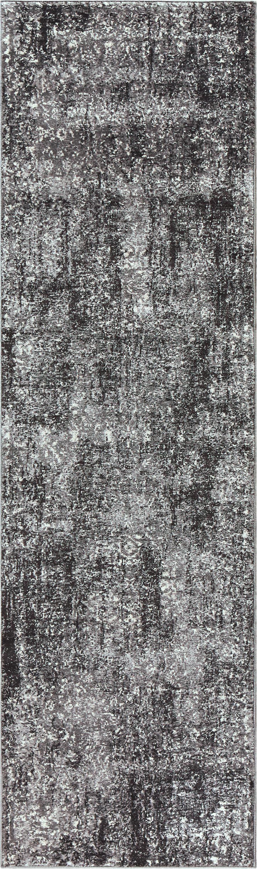 Panache PN6971 Gray/Black Machine-Made Rug - Rizzy