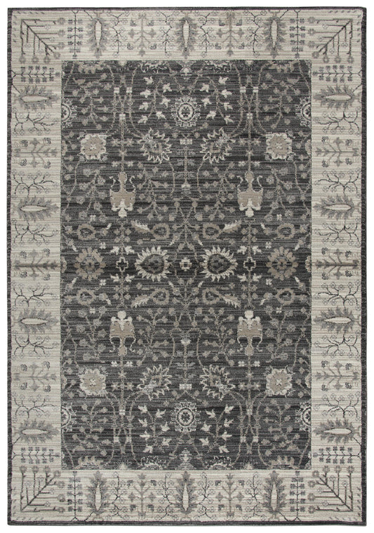 Panache PN6975 Gray/Taupe Machine-Made Rug - Rizzy