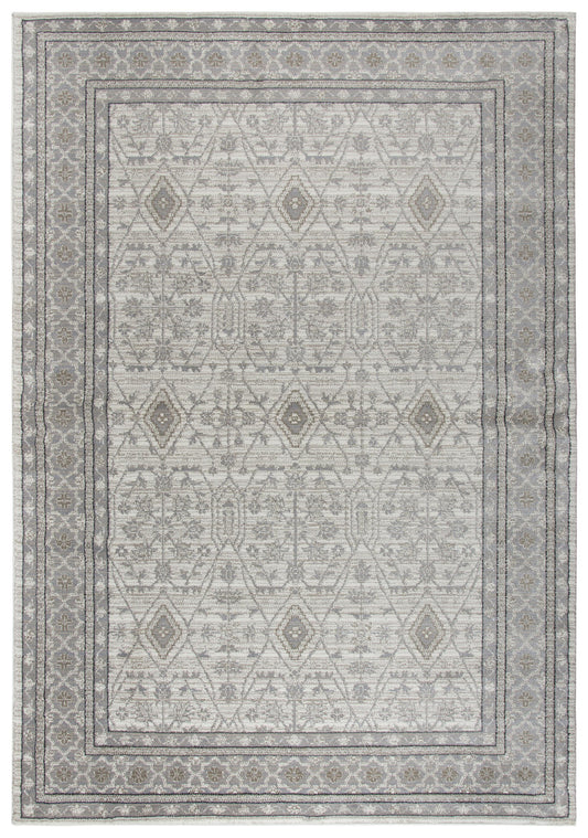 Panache PN6976 Beige/Taupe Machine-Made Rug - Rizzy