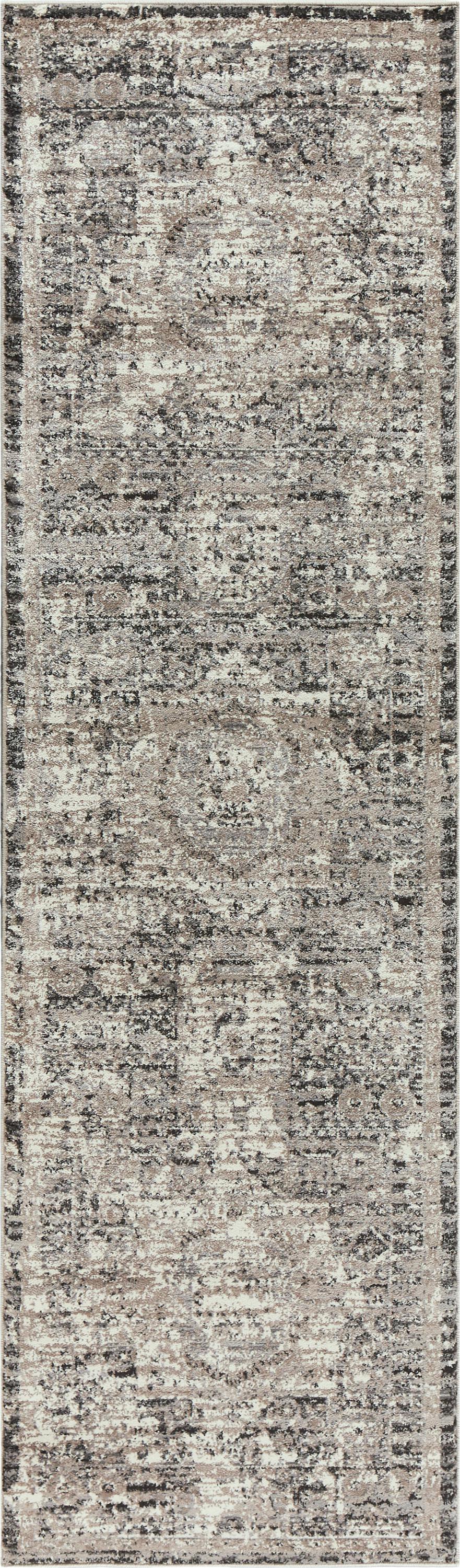 Panache PN6977 Gray/Natural Power Loomed Rug - Rizzy