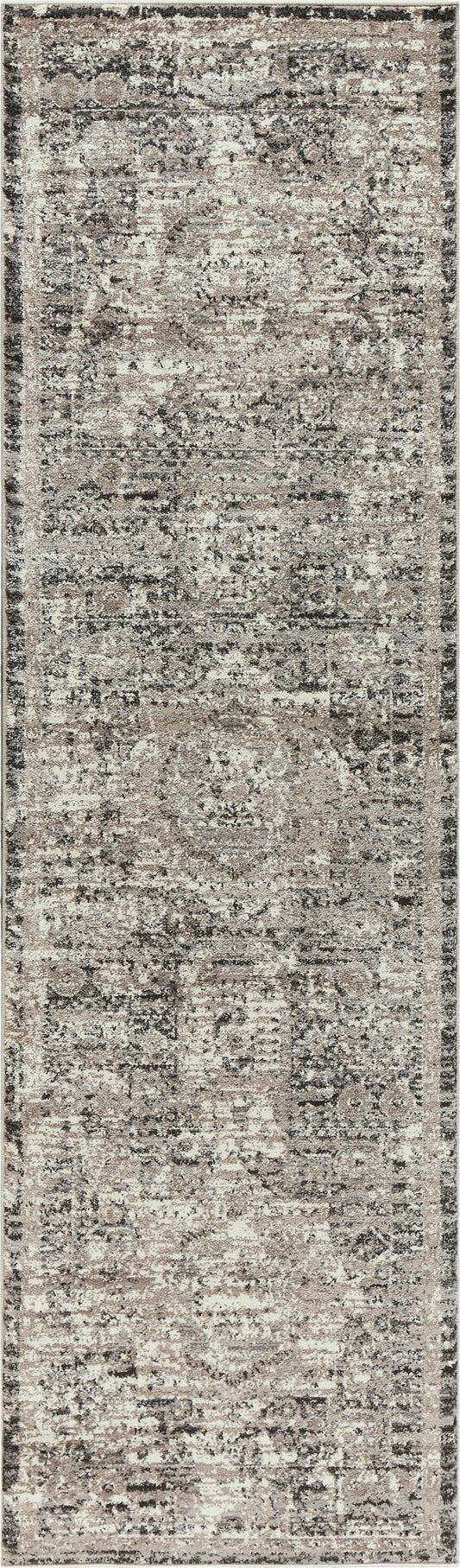 Panache PN6977 Gray/Natural Machine-Made Rug - Rizzy